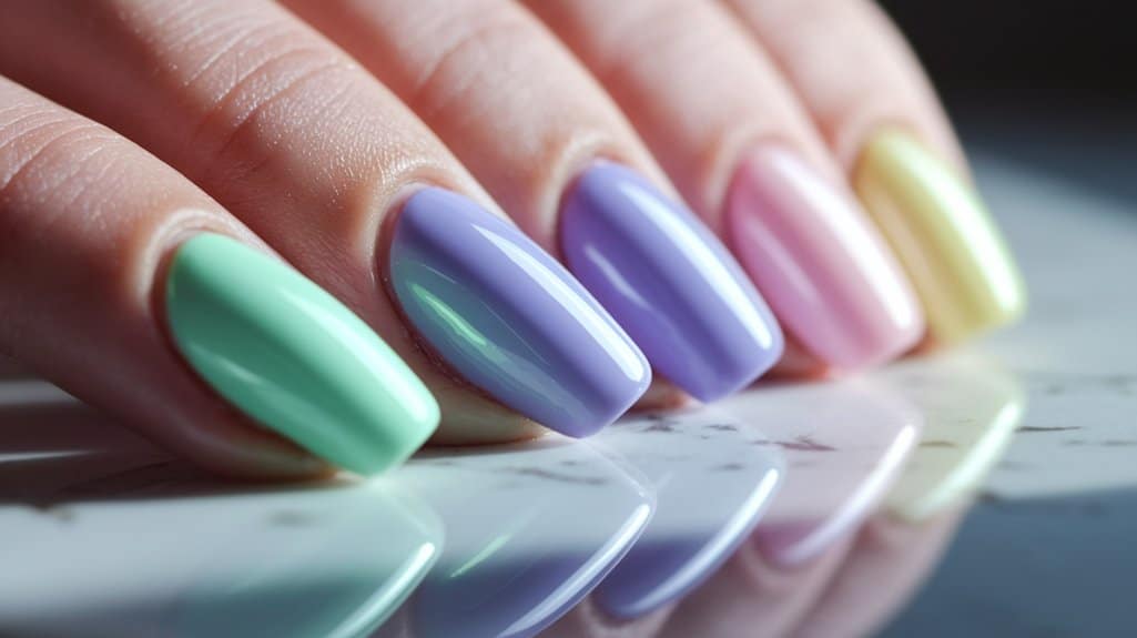 high gloss pastel manicure techniques