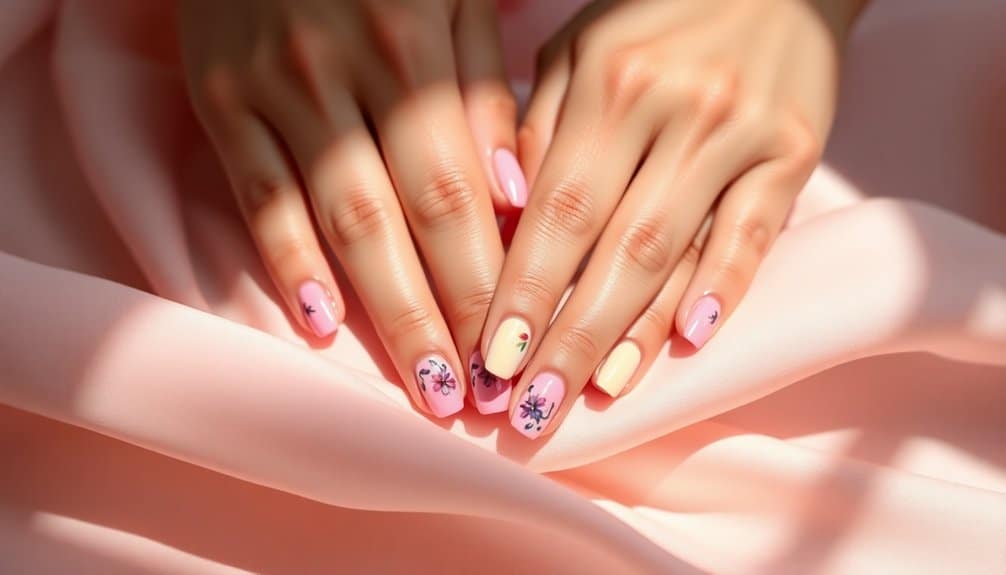 blooming gel nail artistry
