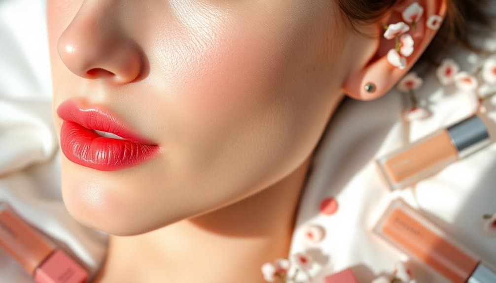 soft tinted balm layering