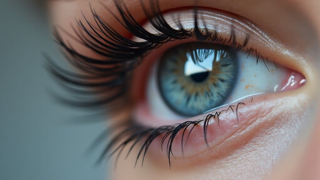 delicate lifted defined lashes