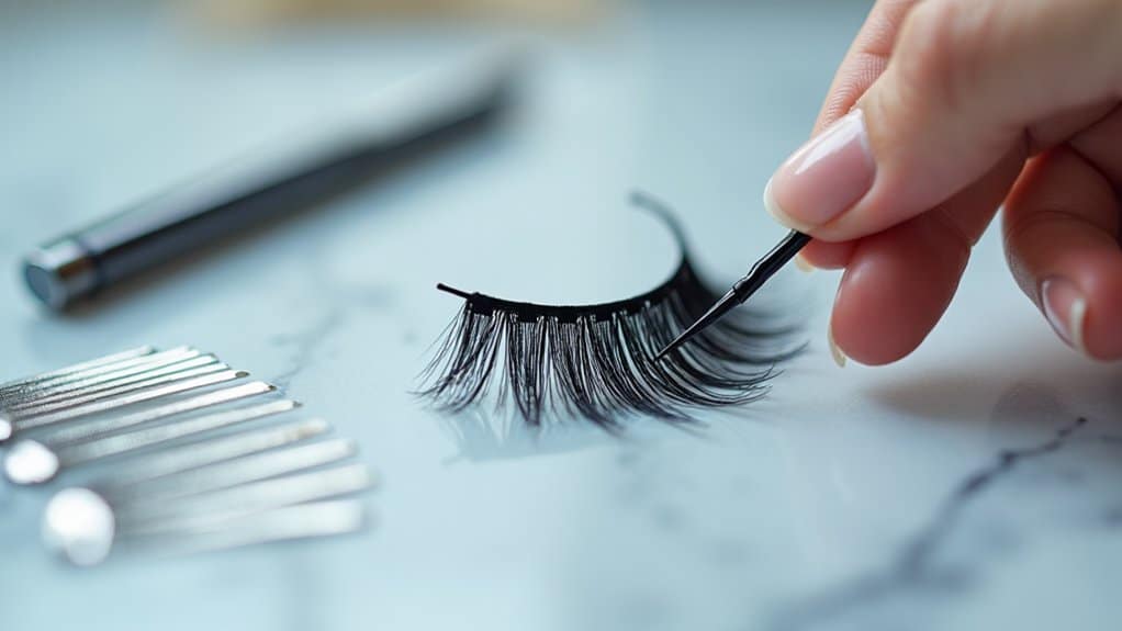 step by step idol lashes application