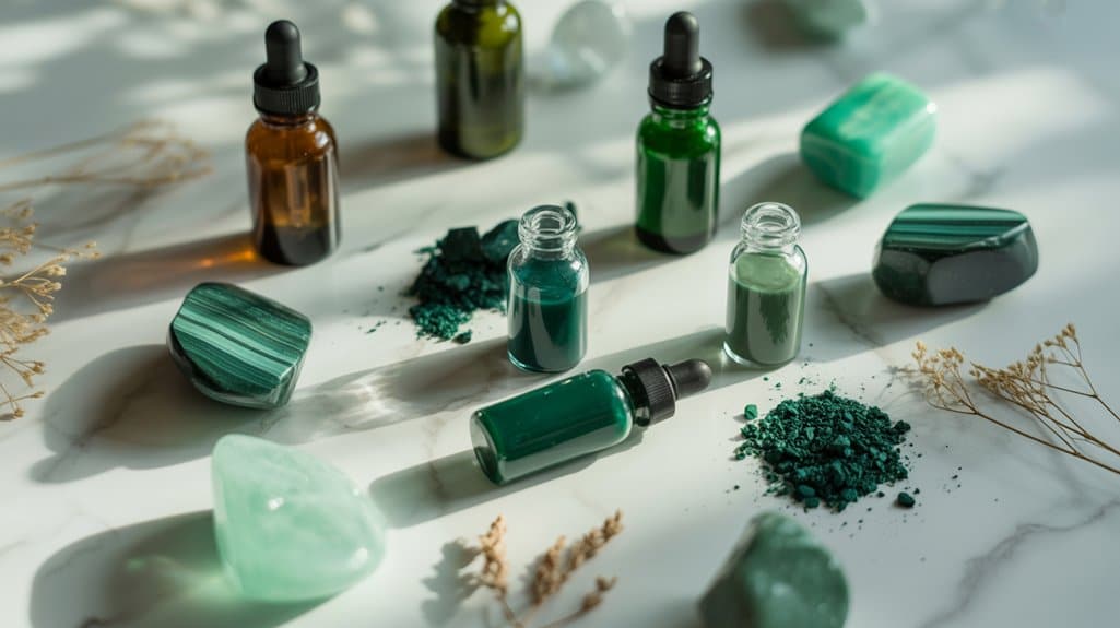 green pigments neutralize redness
