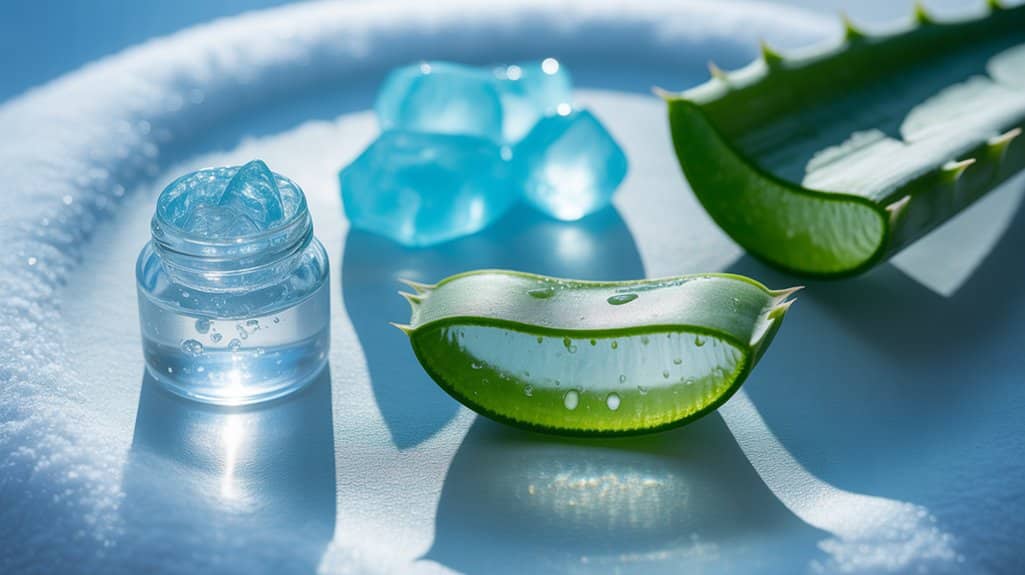 immediate menthol soothing aloe textural glacial water
