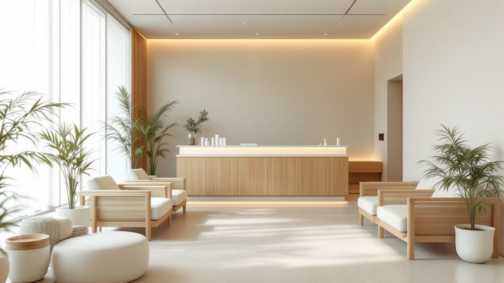 Japanese aesthetic medicine clinic interior