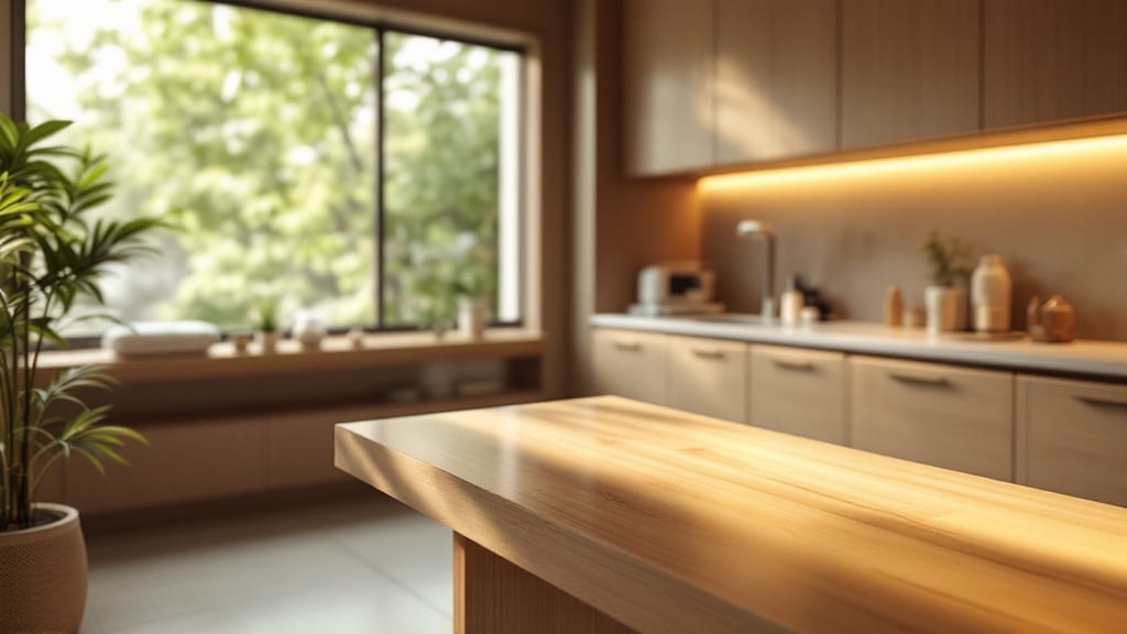 Modern Japanese medical office aesthetic interior